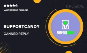 Supportcandy | Canned Reply