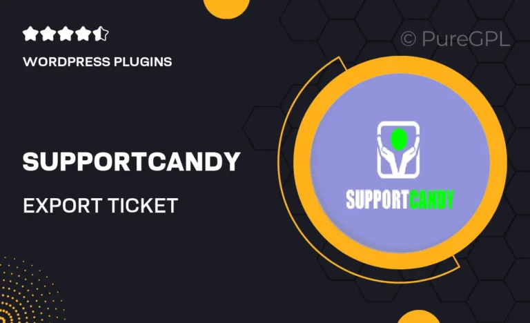 supportcandy export ticket