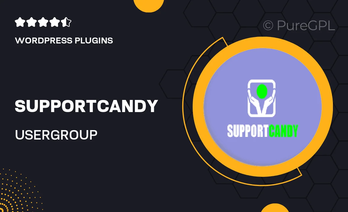 Supportcandy | Usergroup