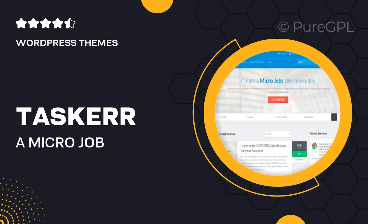 Taskerr – A Micro Job WordPress Theme