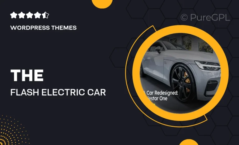 the flash electric car supplier charging station wordpress theme