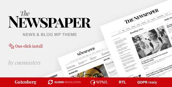 the newspaper magazine editorial wordpress theme 1