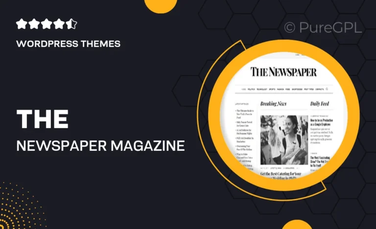 the newspaper magazine editorial wordpress theme