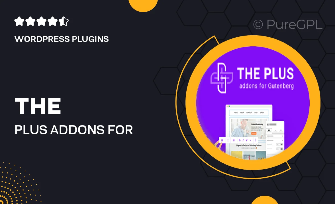 The Plus Addons for Block Editor Pro | Gutenberg