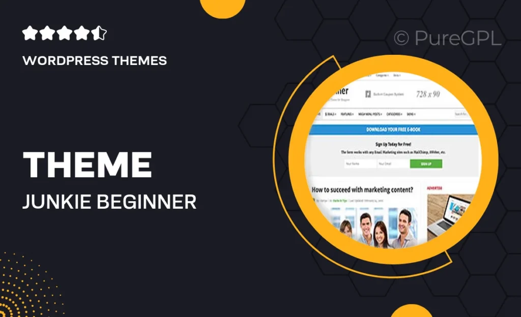 Theme junkie | Beginner