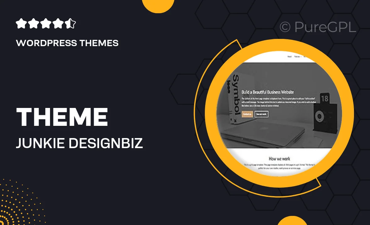 Theme junkie | Designbiz
