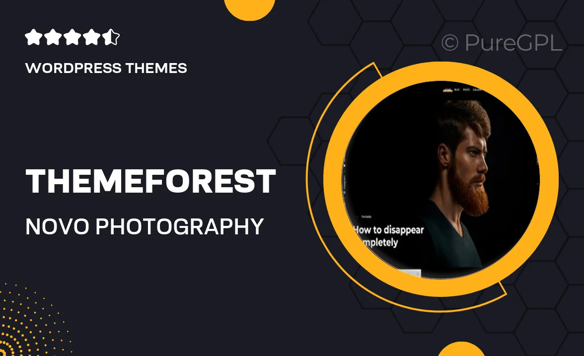 Themeforest | Novo – Photography