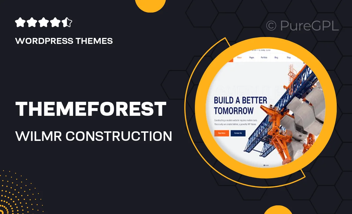 Themeforest | Wilmër – Construction Theme