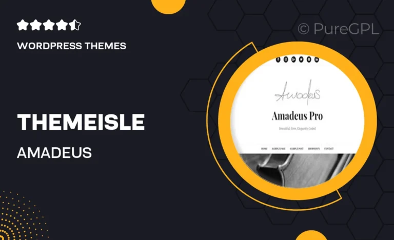 Themeisle | Amadeus