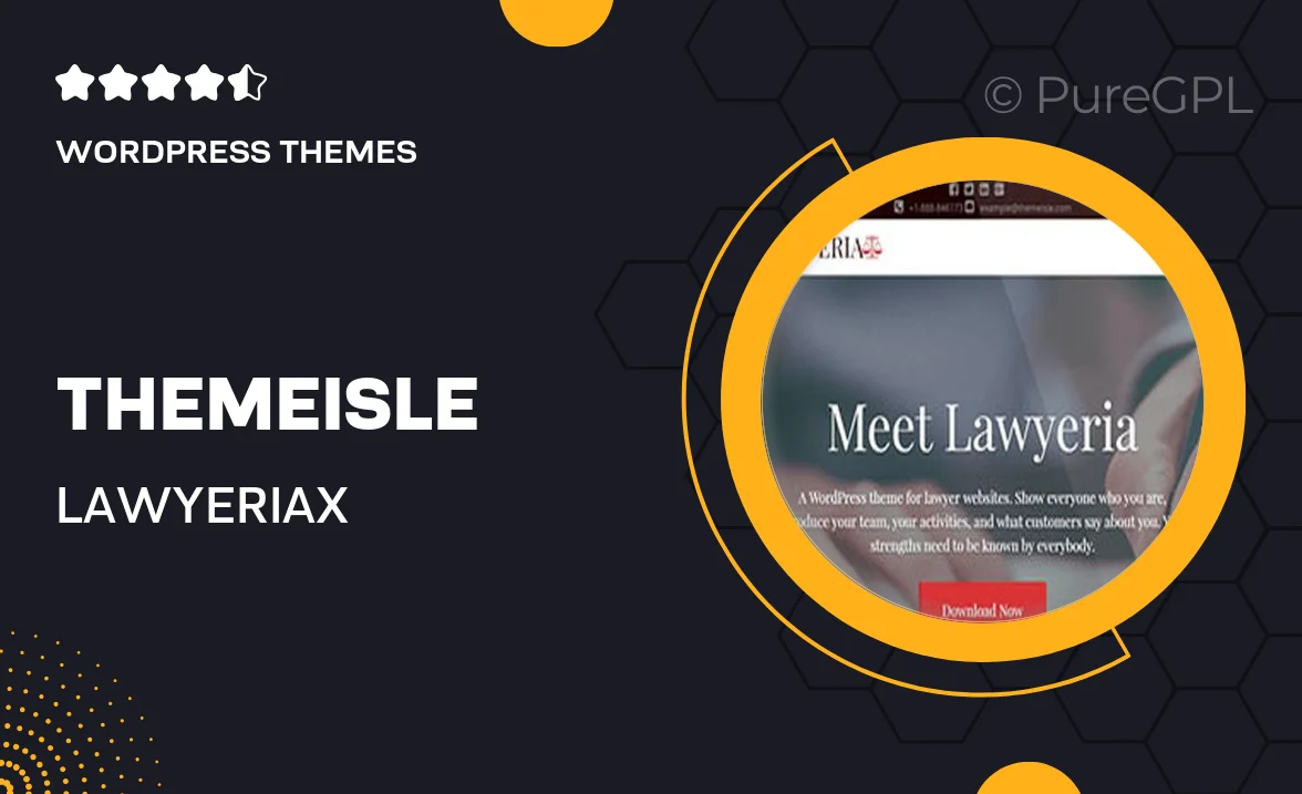 Themeisle | Lawyeriax