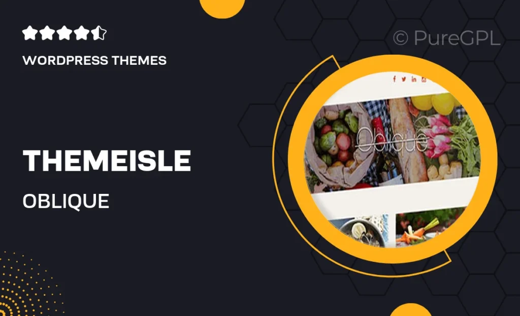 Themeisle | Oblique 26 Themeisle | Oblique