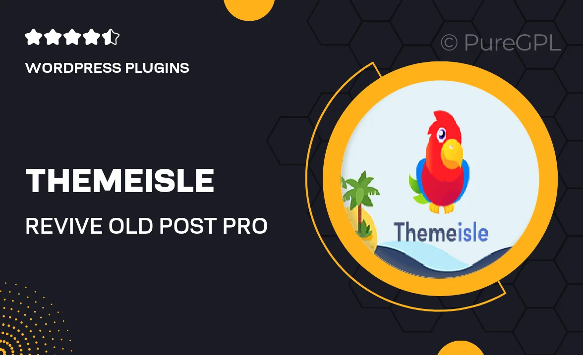Themeisle | Revive Old Post Pro Add-on