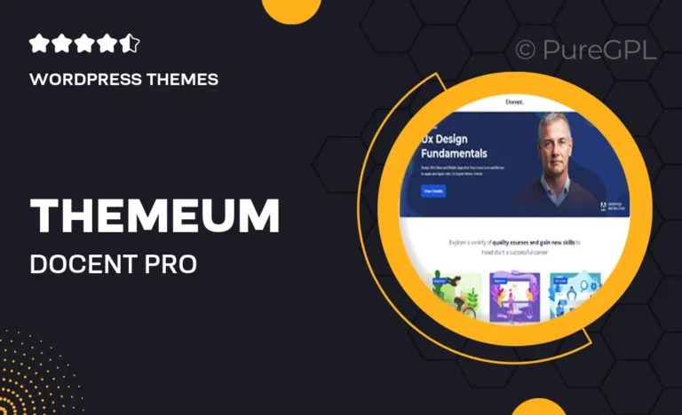 themeum docent pro