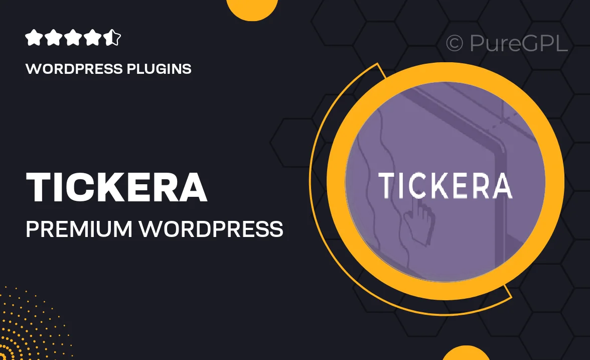 Tickera Premium – WordPress Event Ticketing System