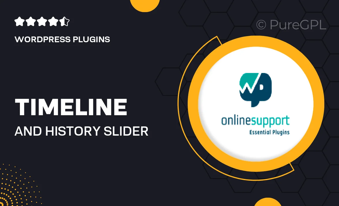 Timeline and History Slider Pro