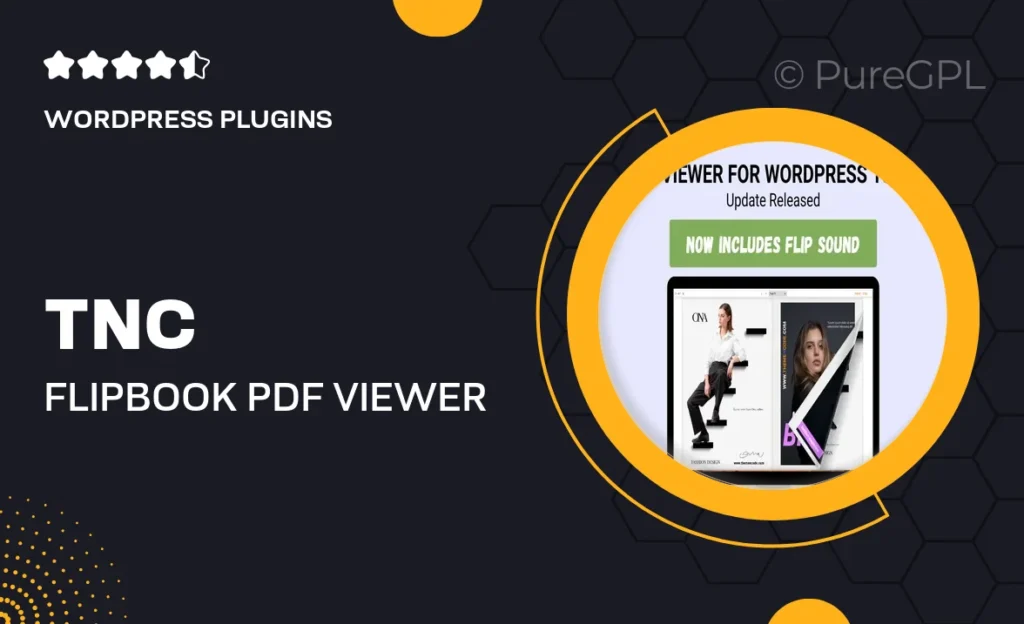TNC FlipBook – PDF viewer for WordPress