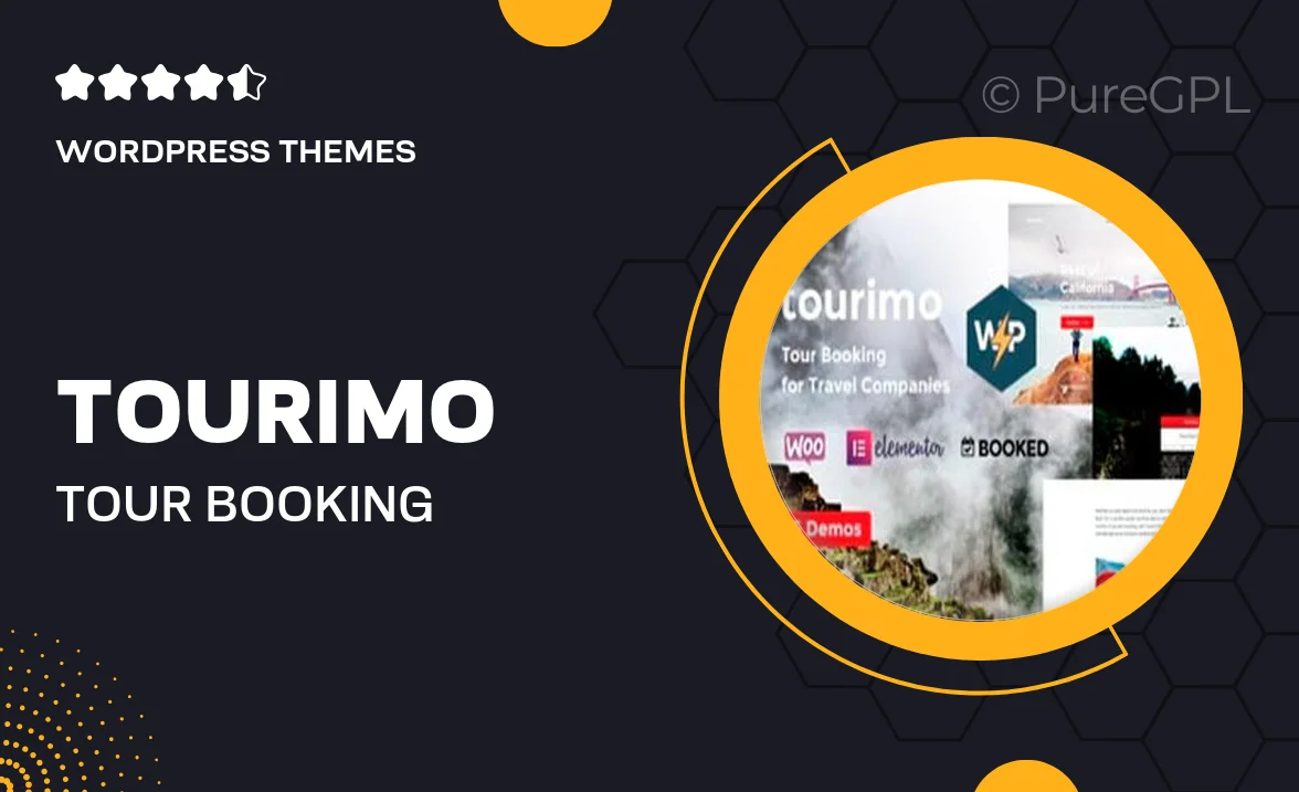 Tourimo – Tour Booking WordPress Theme