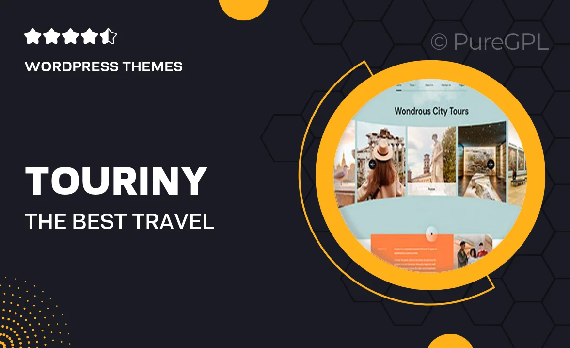 Touriny – The Best Travel Agency WordPress Theme for your Website