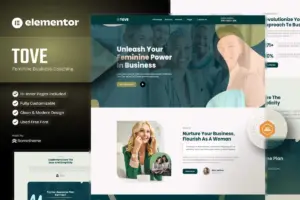 Tove – Feminine Business Coaching Elementor Template Kit