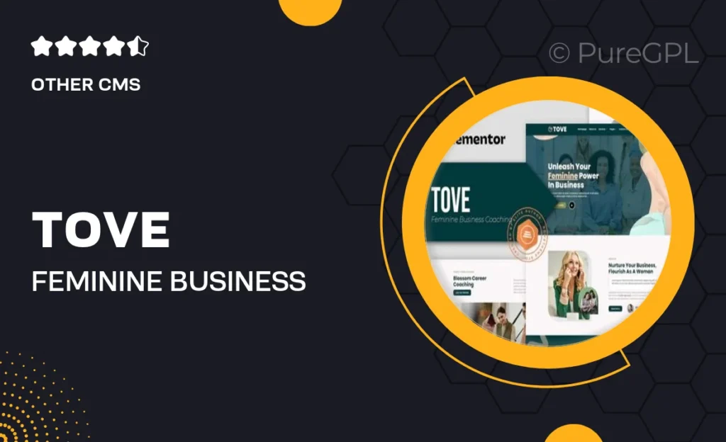 Tove – Feminine Business Coaching Elementor Template Kit 25 Tove – Feminine Business Coaching Elementor Template Kit