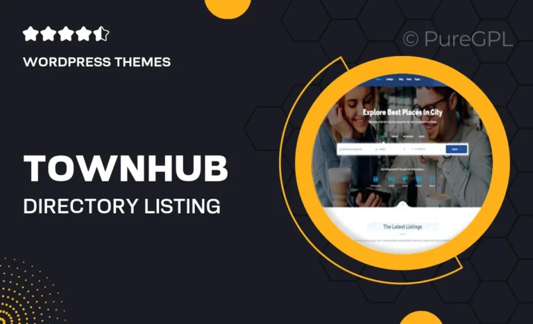 townhub directory listing wordpress theme