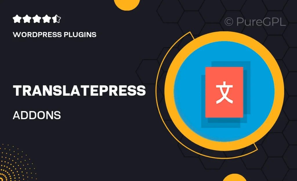 TranslatePress Addons feature image