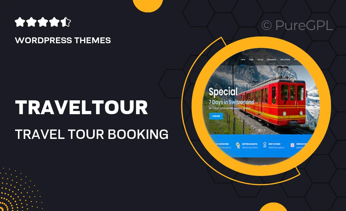 TravelTour – Travel & Tour Booking WordPress