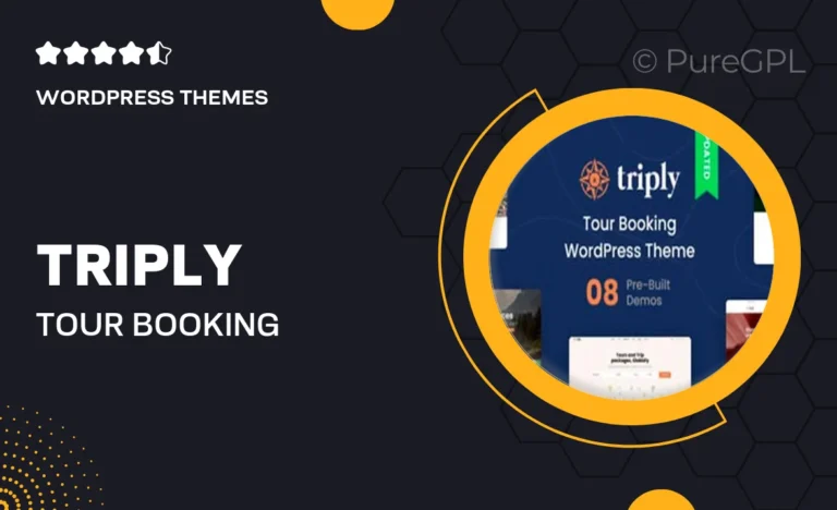 triply tour booking wordpress theme