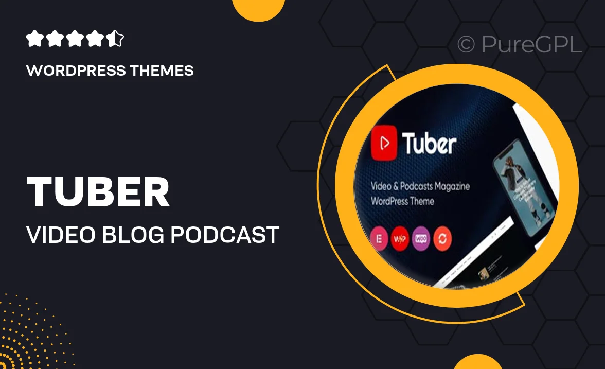 Tuber – Video Blog & Podcast WordPress Theme