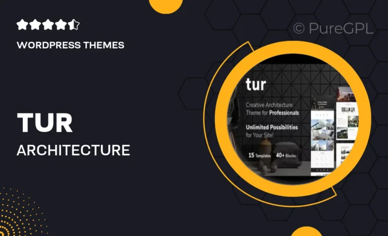 tur architecture wordpress theme