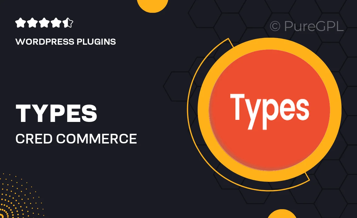 Types | CRED Commerce