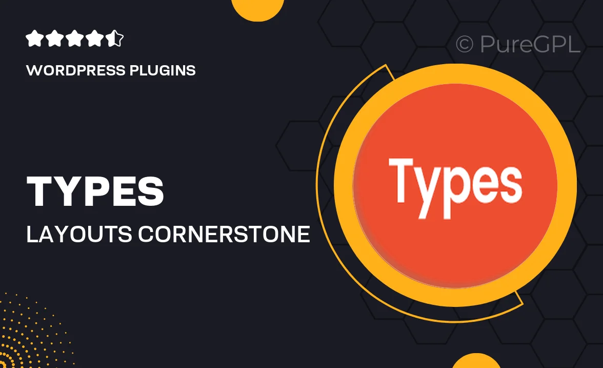 Types | Layouts Cornerstone