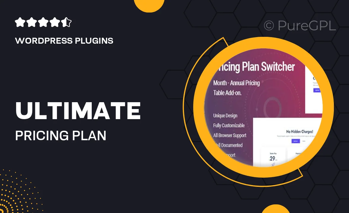 Ultimate Pricing Plan Switcher Addon for Elementor