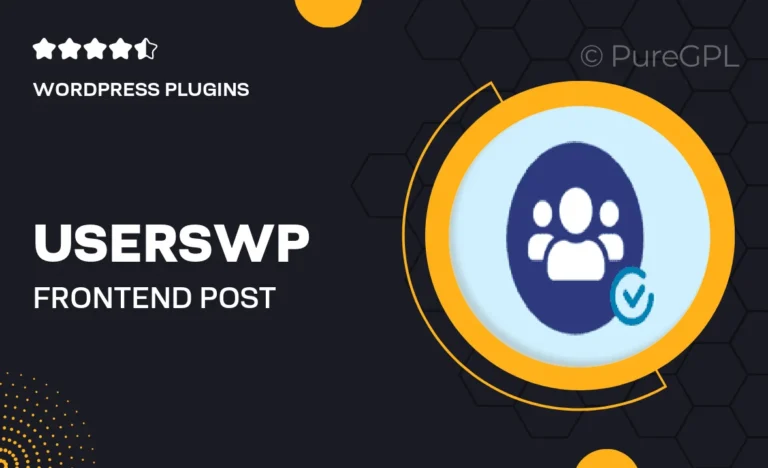 userswp frontend post