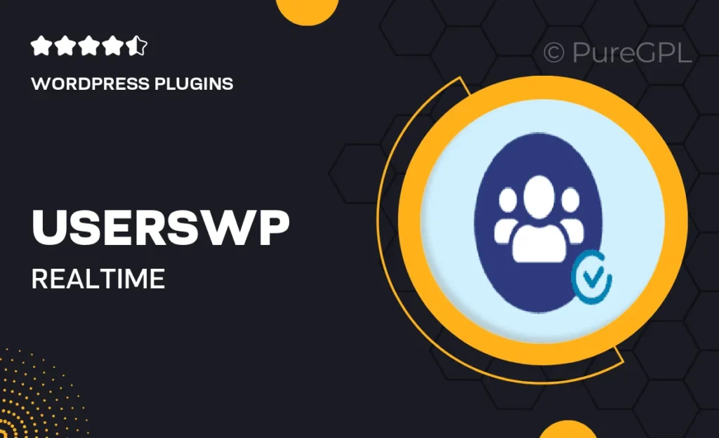 Userswp | Real-time Notifications feature image