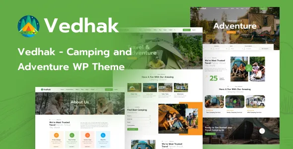 vedhak camping and adventure wordpress theme 1