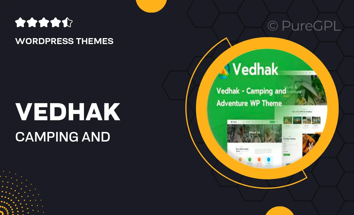 Vedhak – Camping and Adventure WordPress Theme