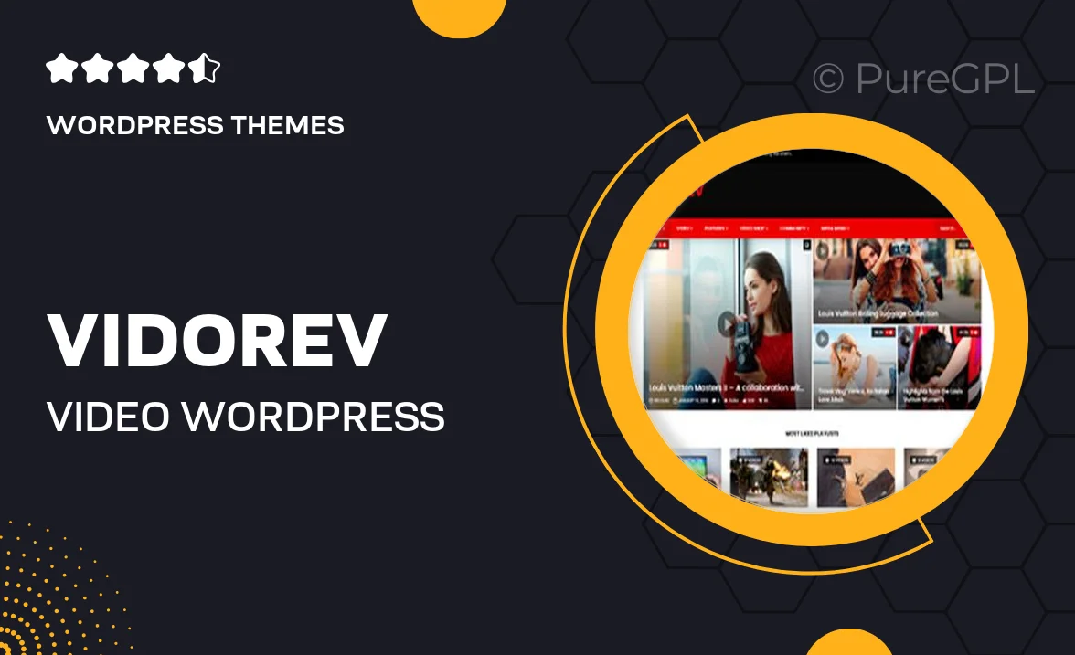 VidoRev – Video WordPress Theme