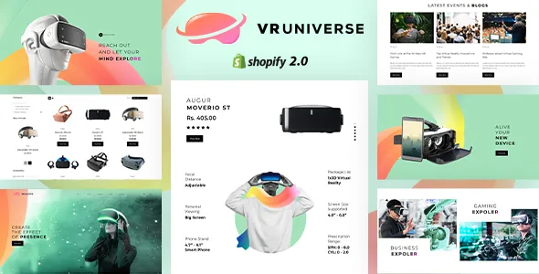 vruniverse virtual reality store shopify theme 1