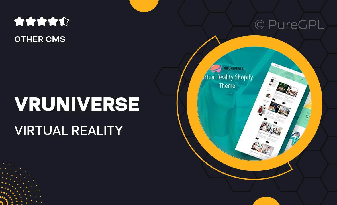 VRUniverse – Virtual Reality Store Shopify Theme