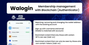 Walogin – Membership management with Blockchain Authenticator