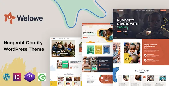 welowe nonprofit charity wordpress theme 1
