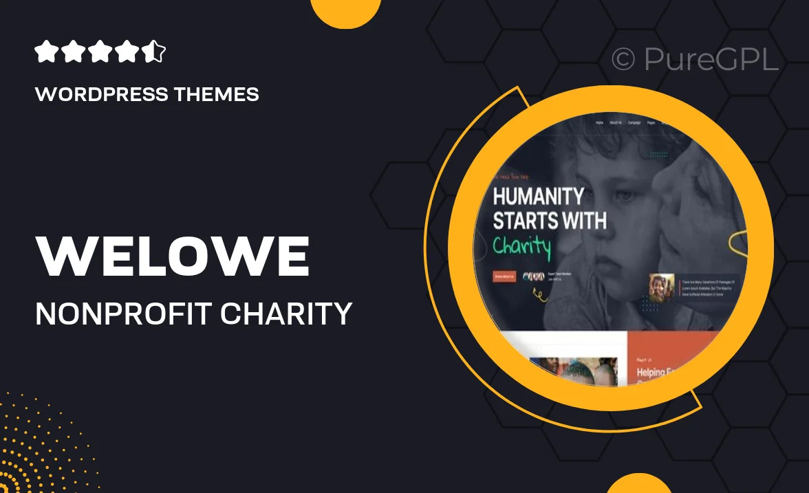 Welowe – Nonprofit Charity WordPress Theme