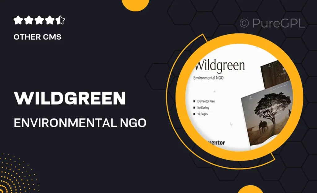 Wildgreen – Environmental NGO Elementor Template Kit 22 Wildgreen – Environmental NGO Elementor Template Kit