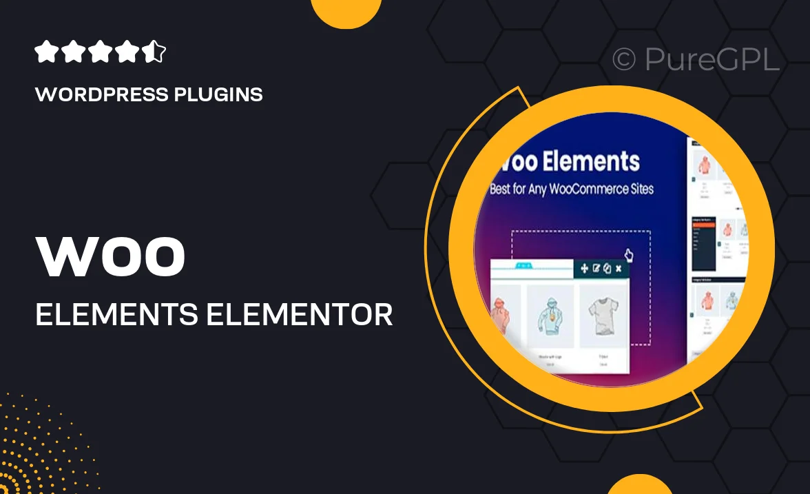 Woo Elements – Elementor Addons for WooCommerce WordPress Plugin