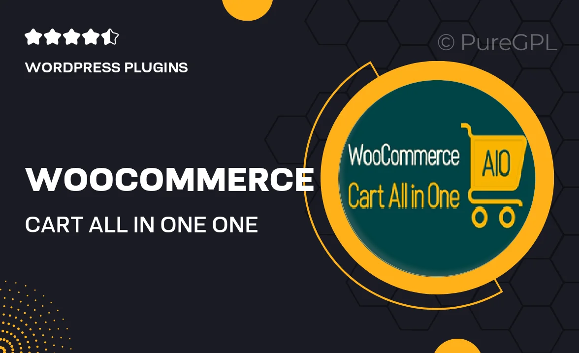 WooCommerce Cart All in One – One click Checkout – Sticky | Side Cart