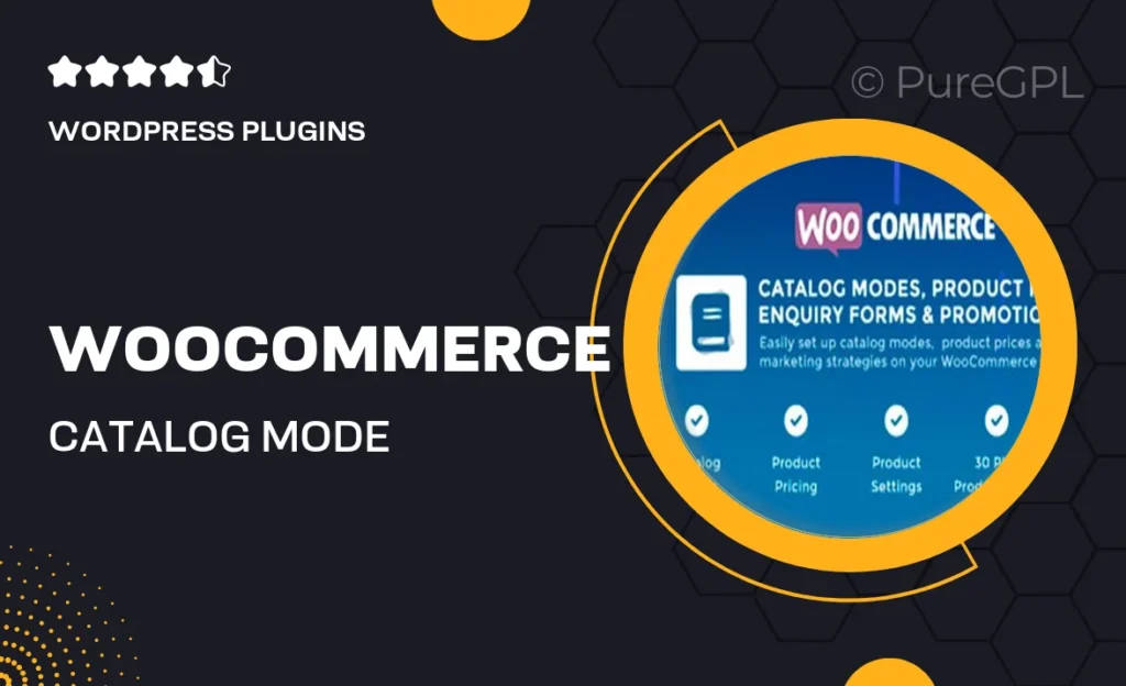 WooCommerce Catalog Mode – Pricing, Enquiry Forms & Promotions