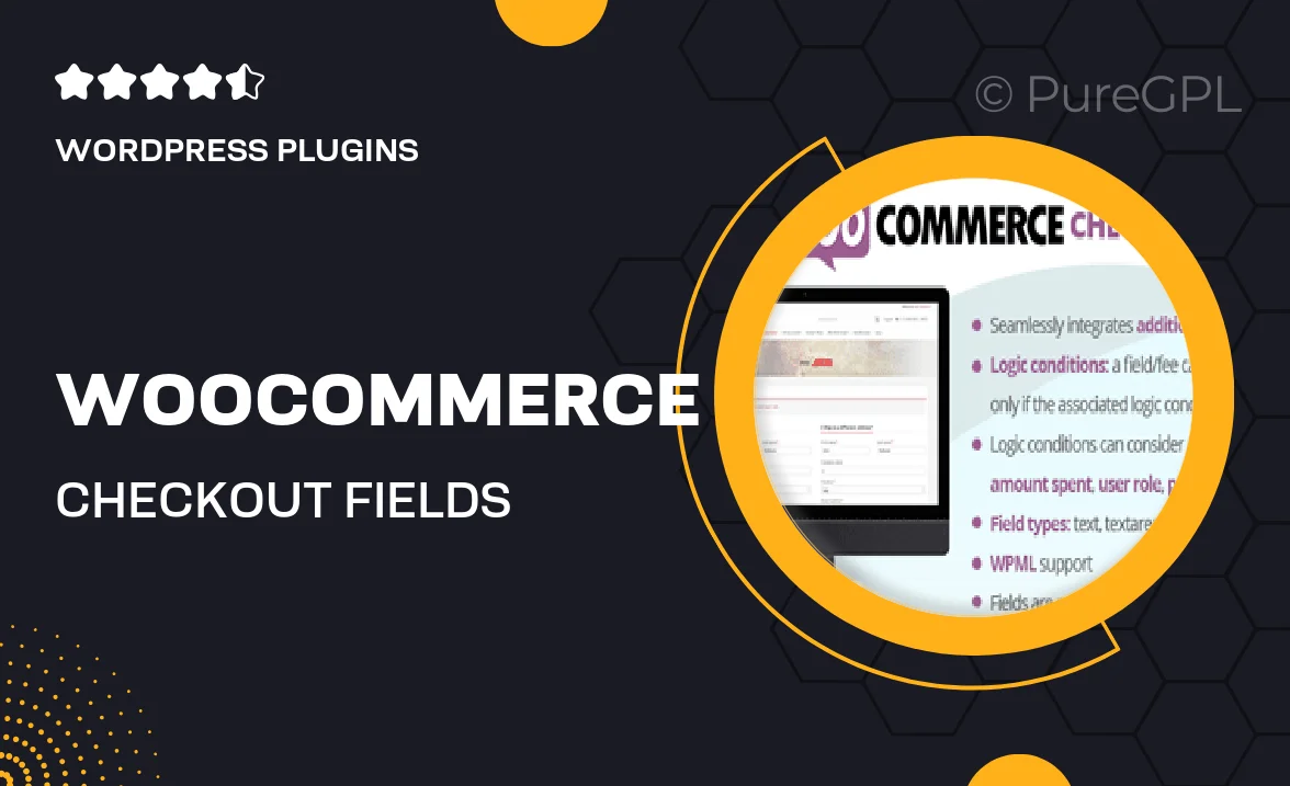 WooCommerce Checkout Fields & Fees