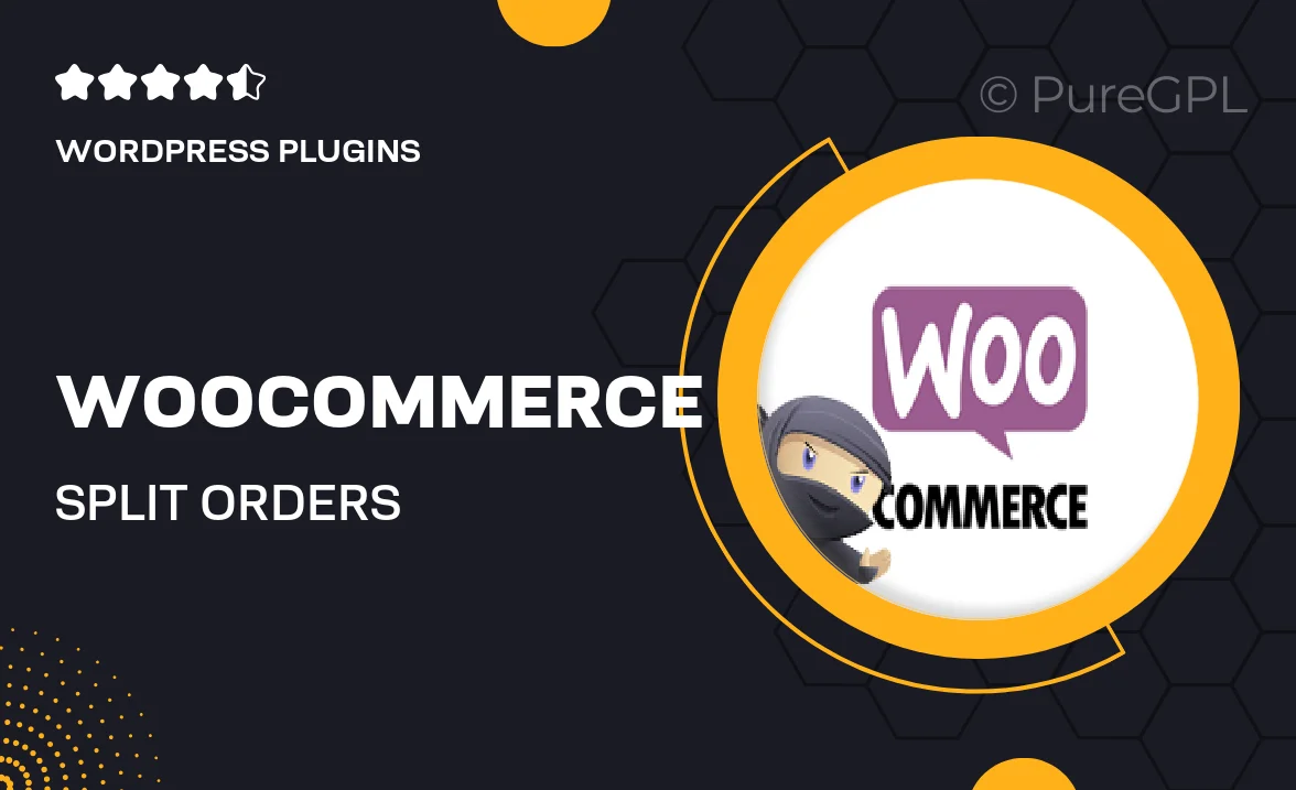Woocommerce | Split Orders