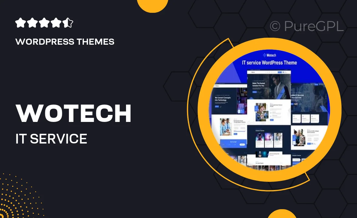 Wotech – IT Service WordPress Theme